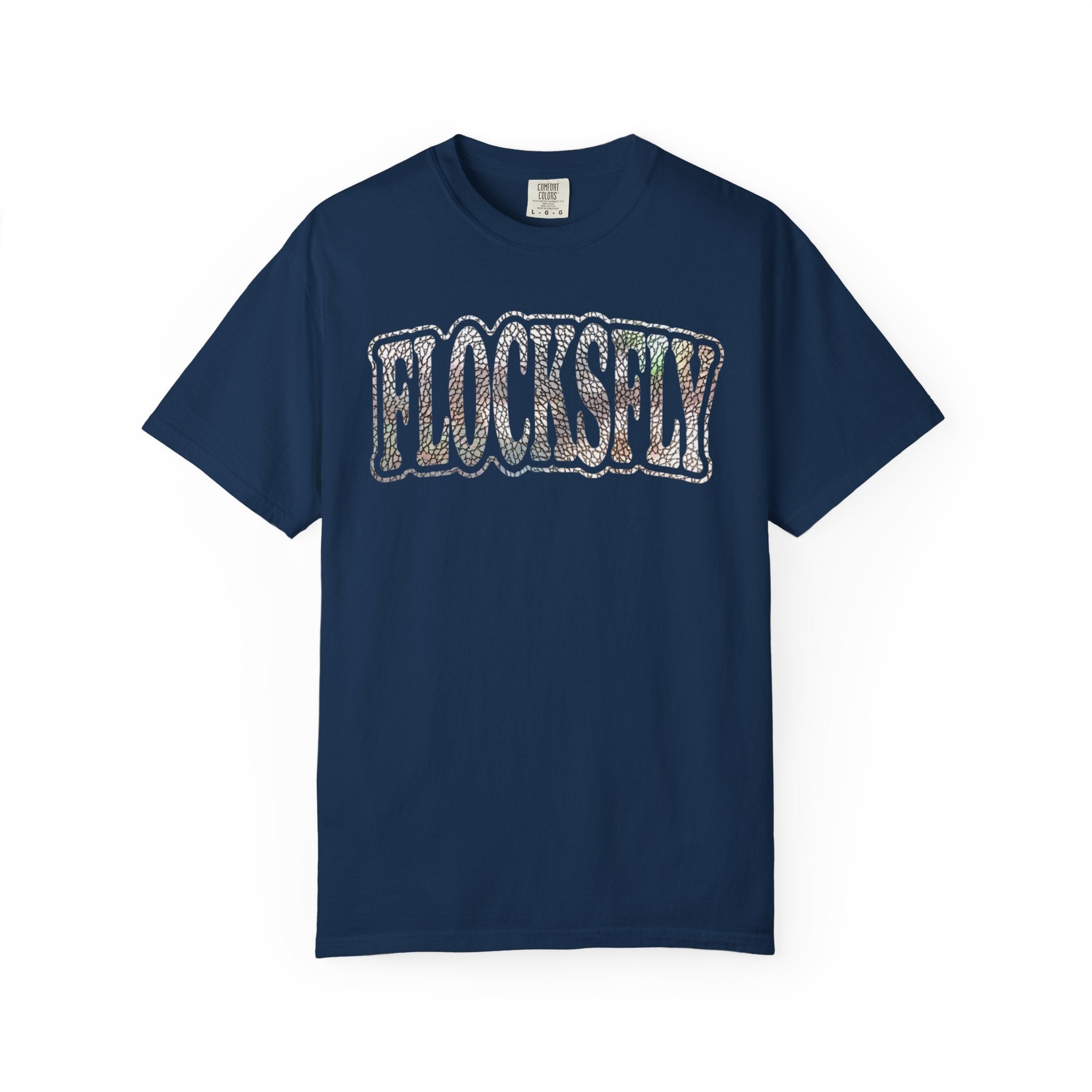 Flocksley Vintage Graphic T‑Shirt — Retro Glitter Text Tee