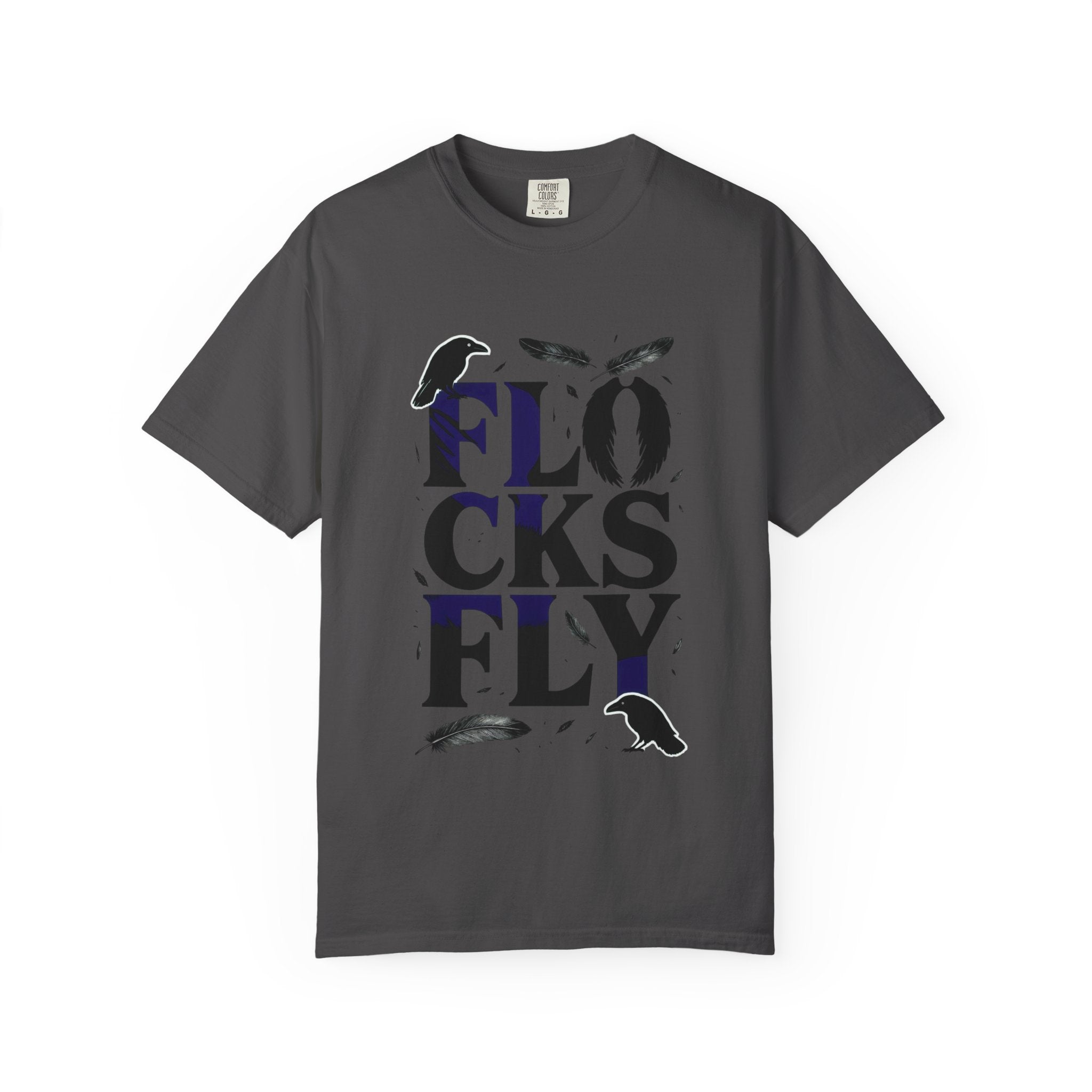 Baltimore Ravens Flock Tee — Streetwear Raven Graphic T-Shirt