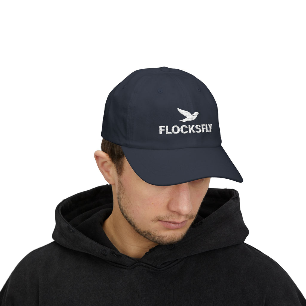 Dad Cap - FLOCKSFLY Embroidered Bird Logo Hat