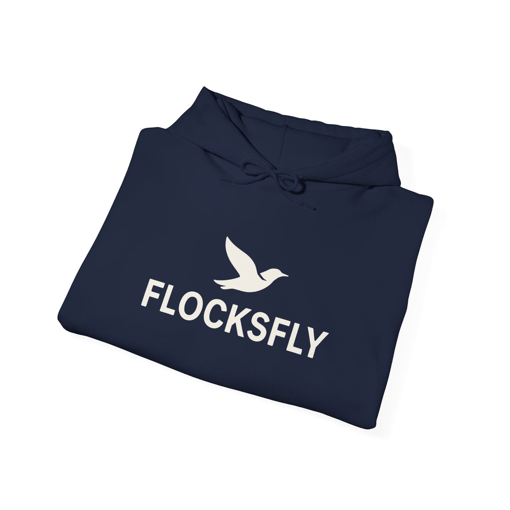 Flocksfly Hoodie – Minimal Bird Logo Pullover