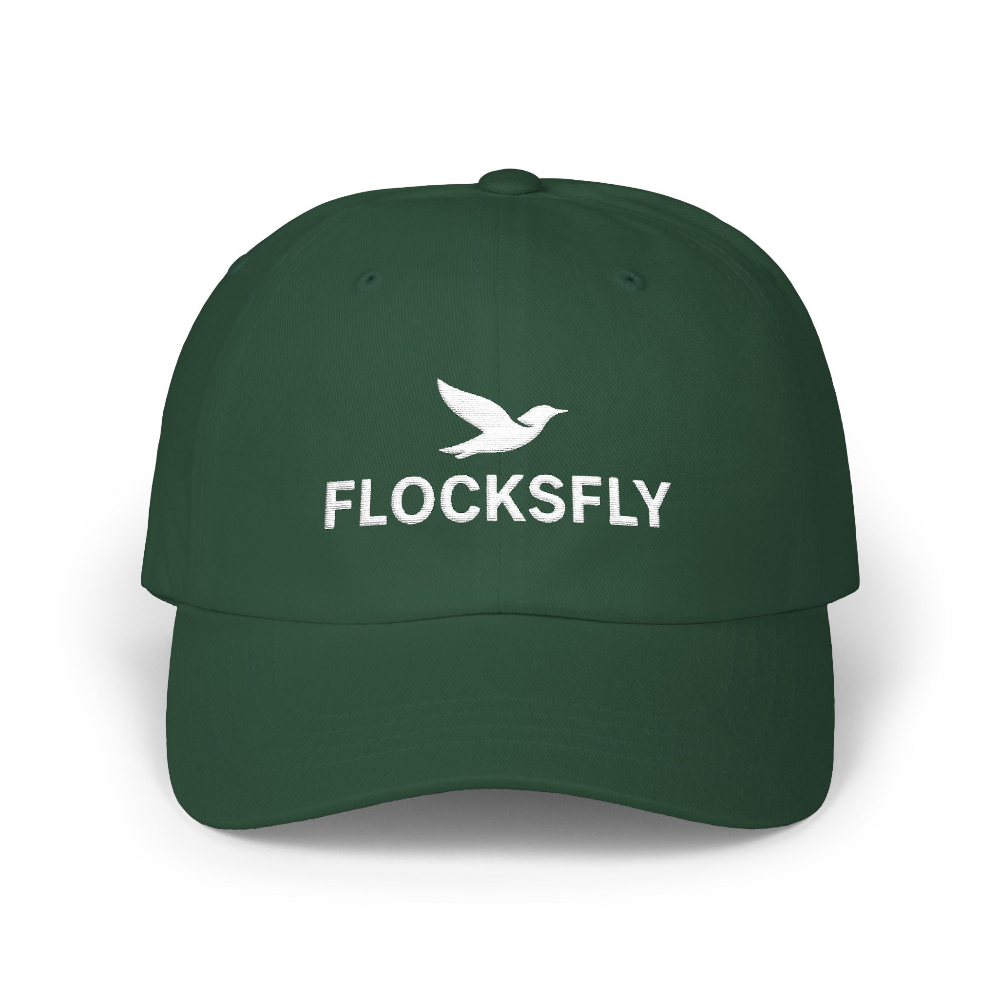 Dad Cap - FLOCKSFLY Embroidered Bird Logo Hat