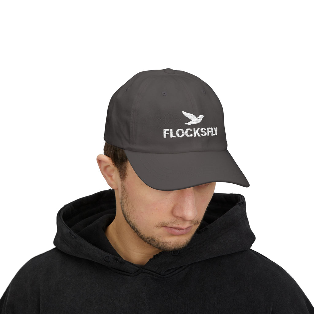 Dad Cap - FLOCKSFLY Embroidered Bird Logo Hat