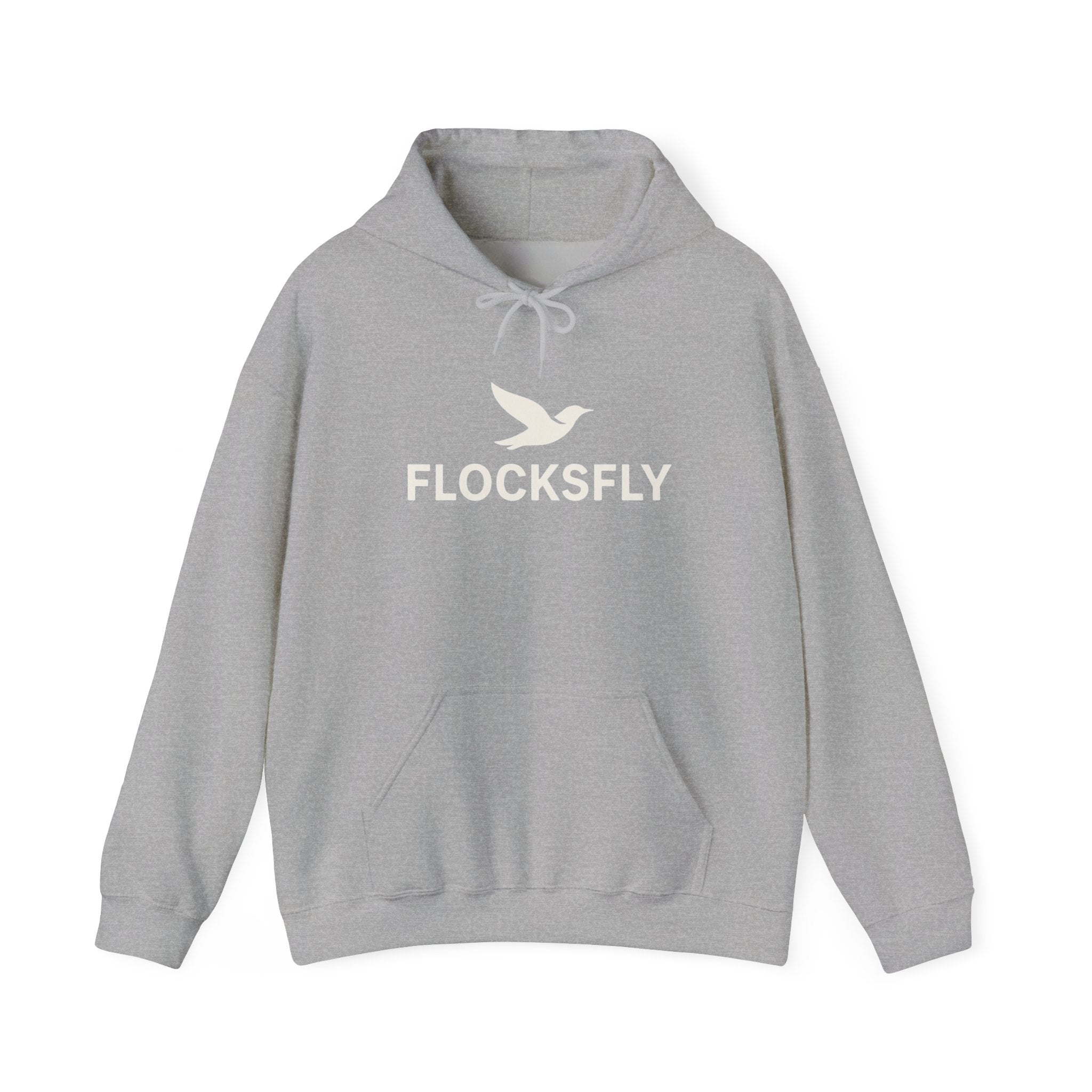 Flocksfly Hoodie – Minimal Bird Logo Pullover