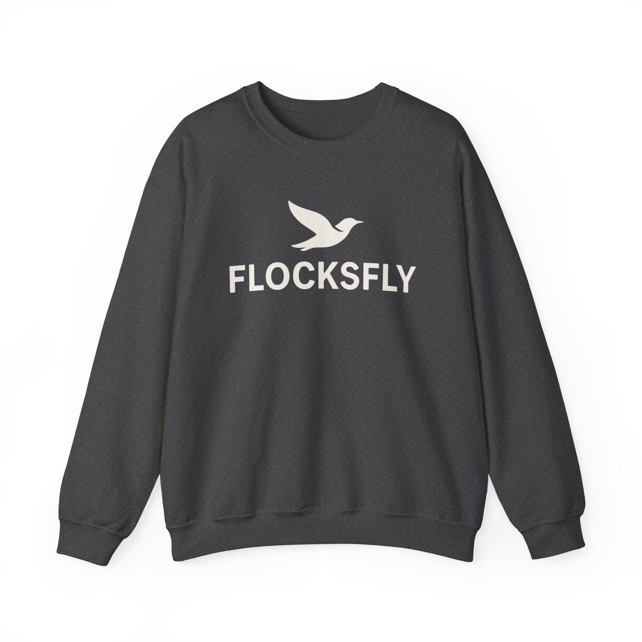 Flocksfly Logo Crewneck Sweatshirt — Bird Graphic Pullover