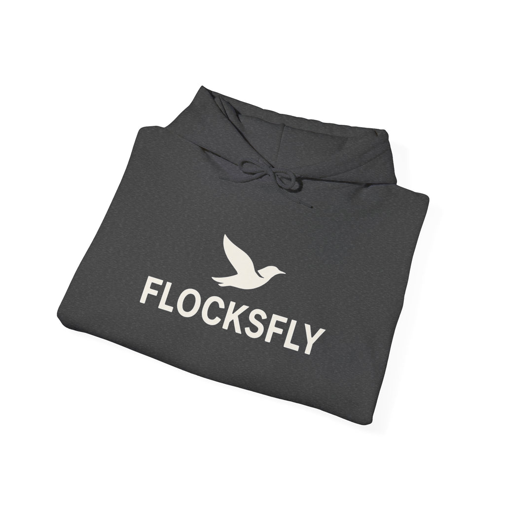 Flocksfly Hoodie – Minimal Bird Logo Pullover