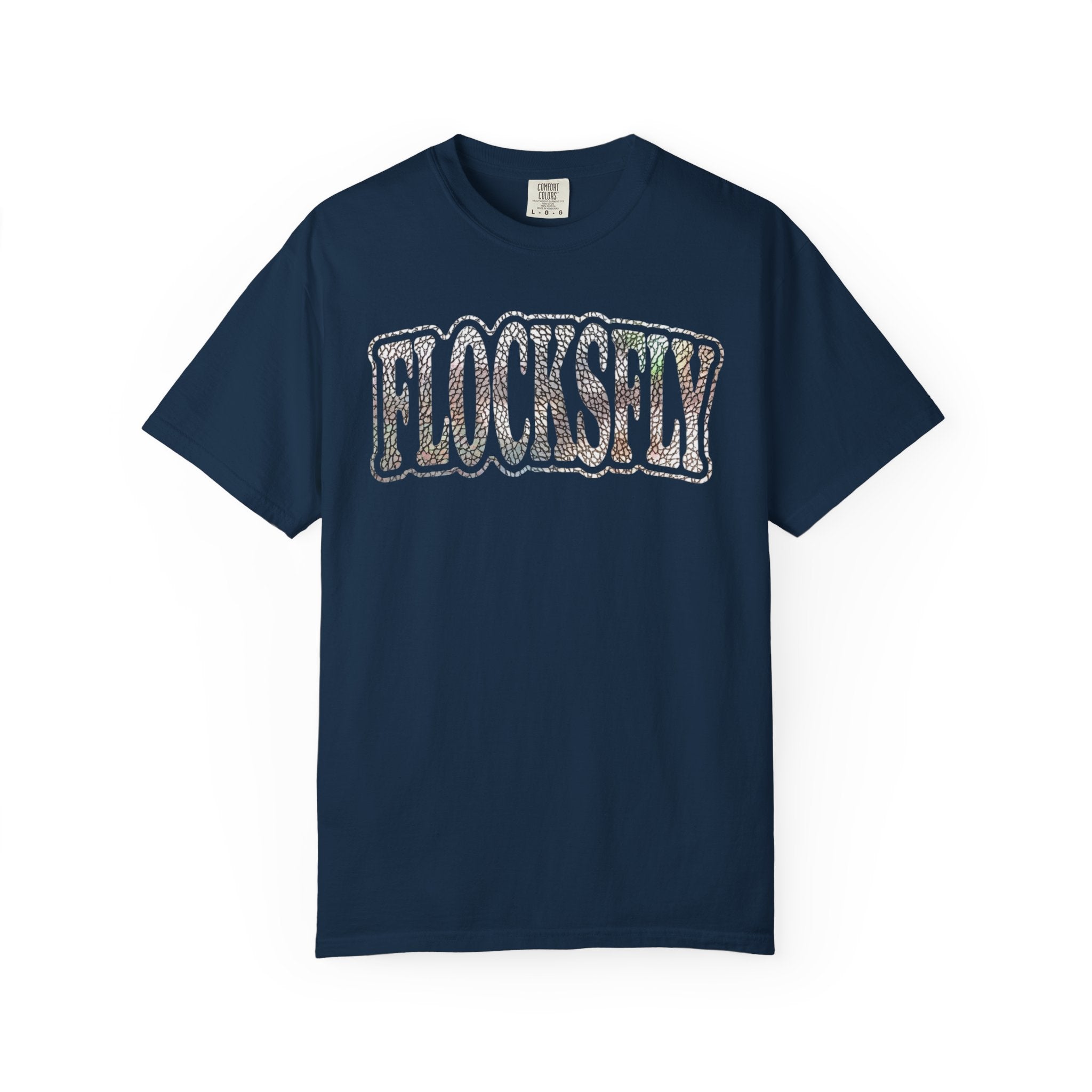 Flocksley Vintage Graphic T‑Shirt — Retro Glitter Text Tee