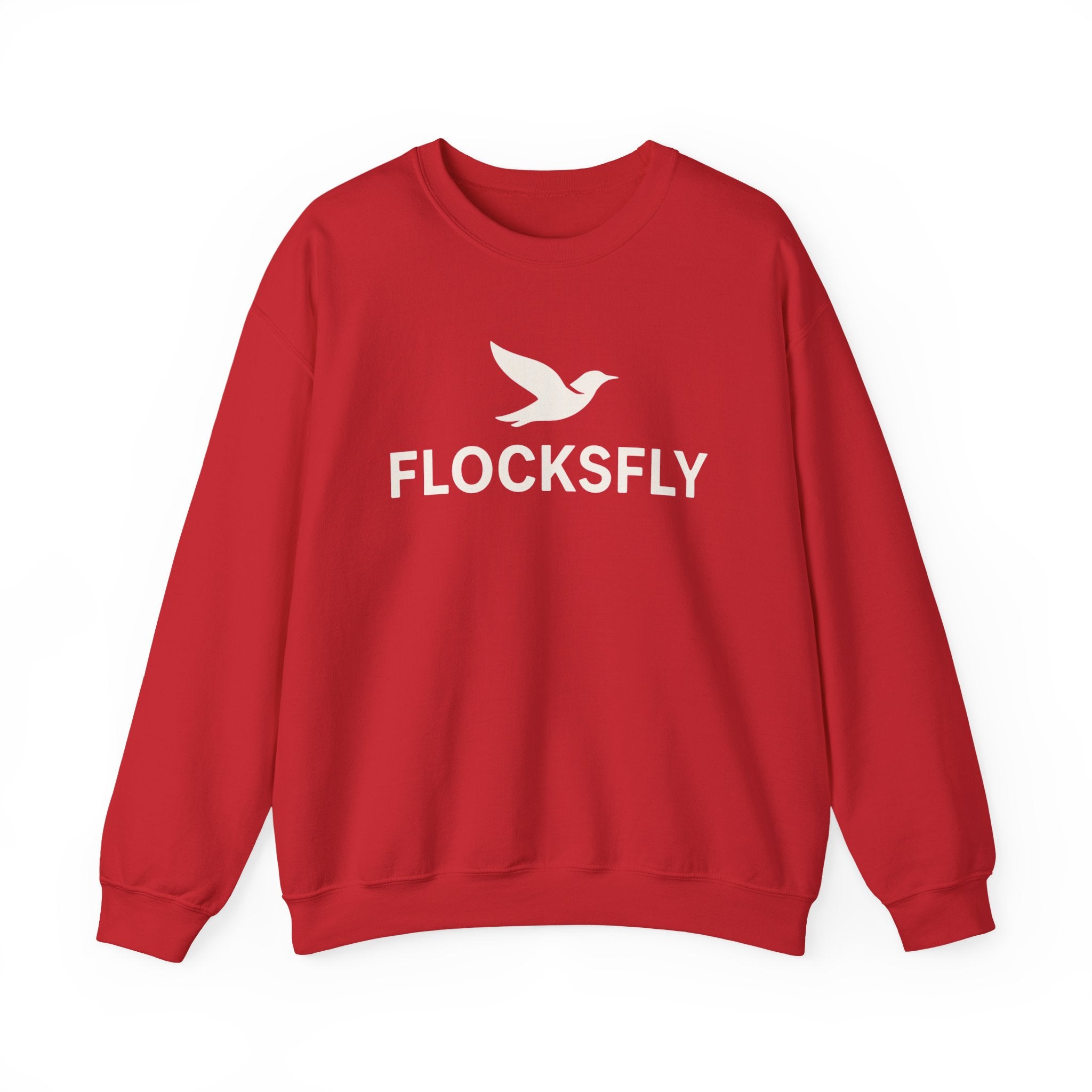 Flocksfly Logo Crewneck Sweatshirt — Bird Graphic Pullover