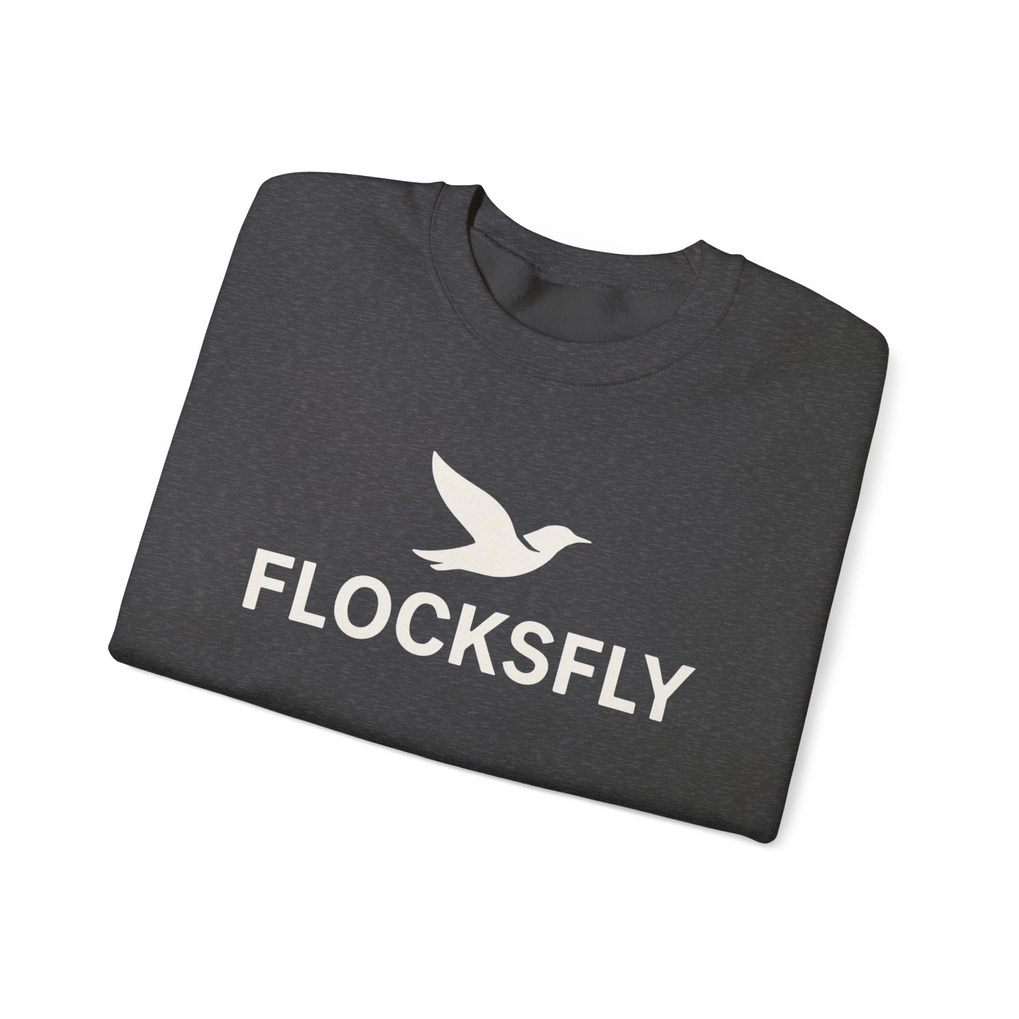 Flocksfly Logo Crewneck Sweatshirt — Bird Graphic Pullover