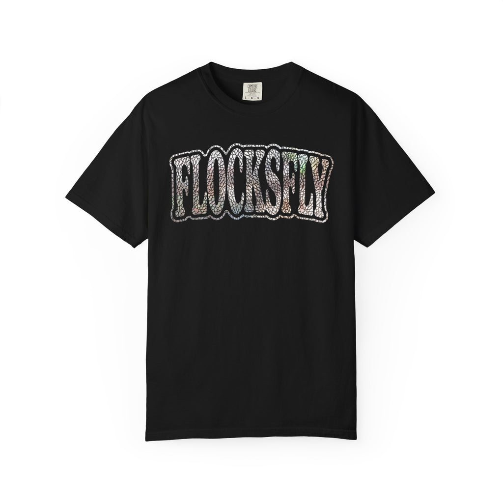 Flocksley Vintage Graphic T‑Shirt — Retro Glitter Text Tee