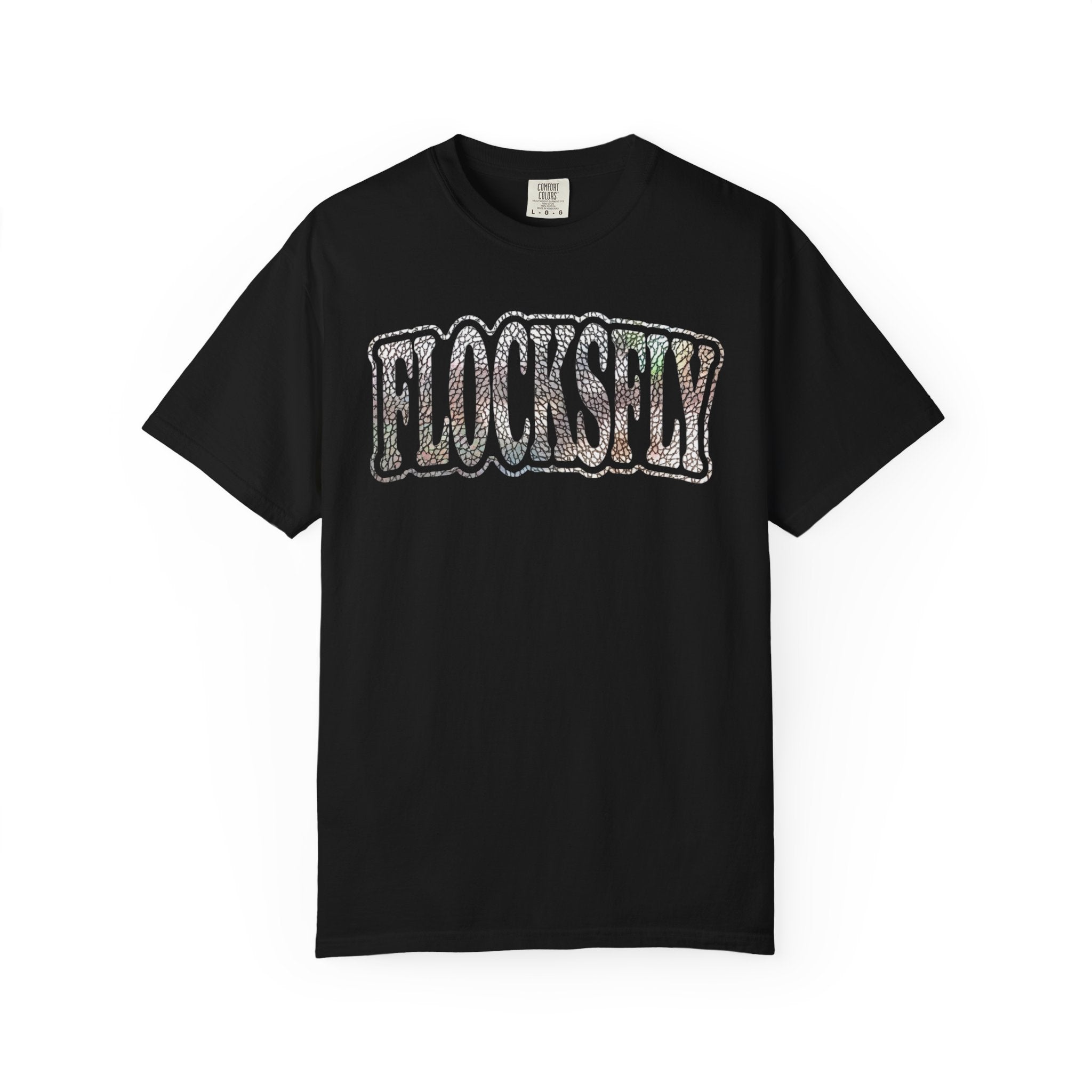 Flocksley Vintage Graphic T‑Shirt — Retro Glitter Text Tee