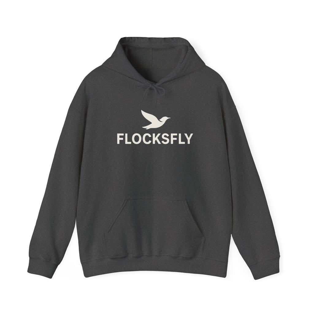 Flocksfly Hoodie – Minimal Bird Logo Pullover