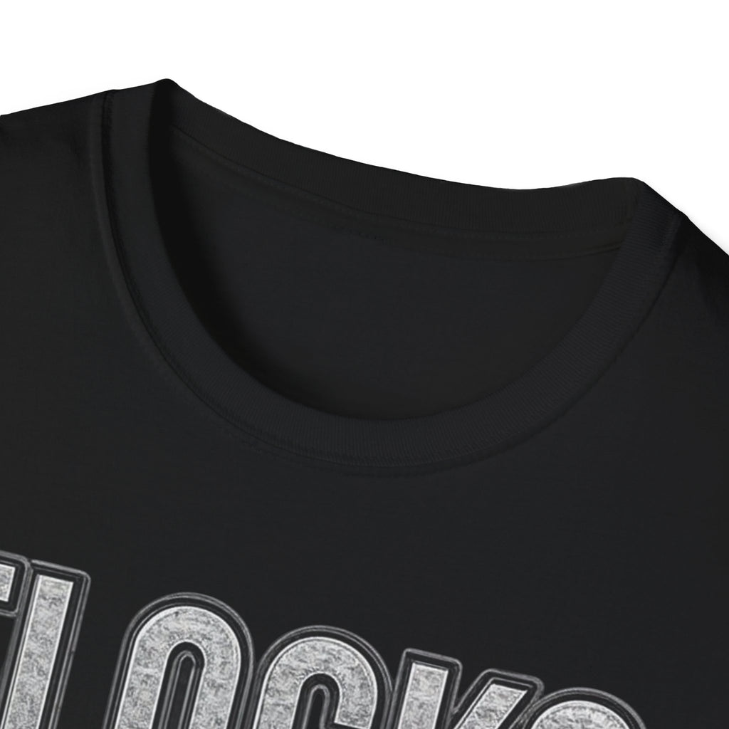 Flocks Fly T-Shirt — Bold Retro Typography Tee for Birders & Streetwear