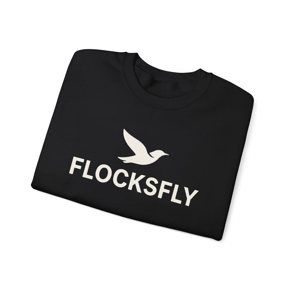 Flocksfly Logo Crewneck Sweatshirt — Bird Graphic Pullover