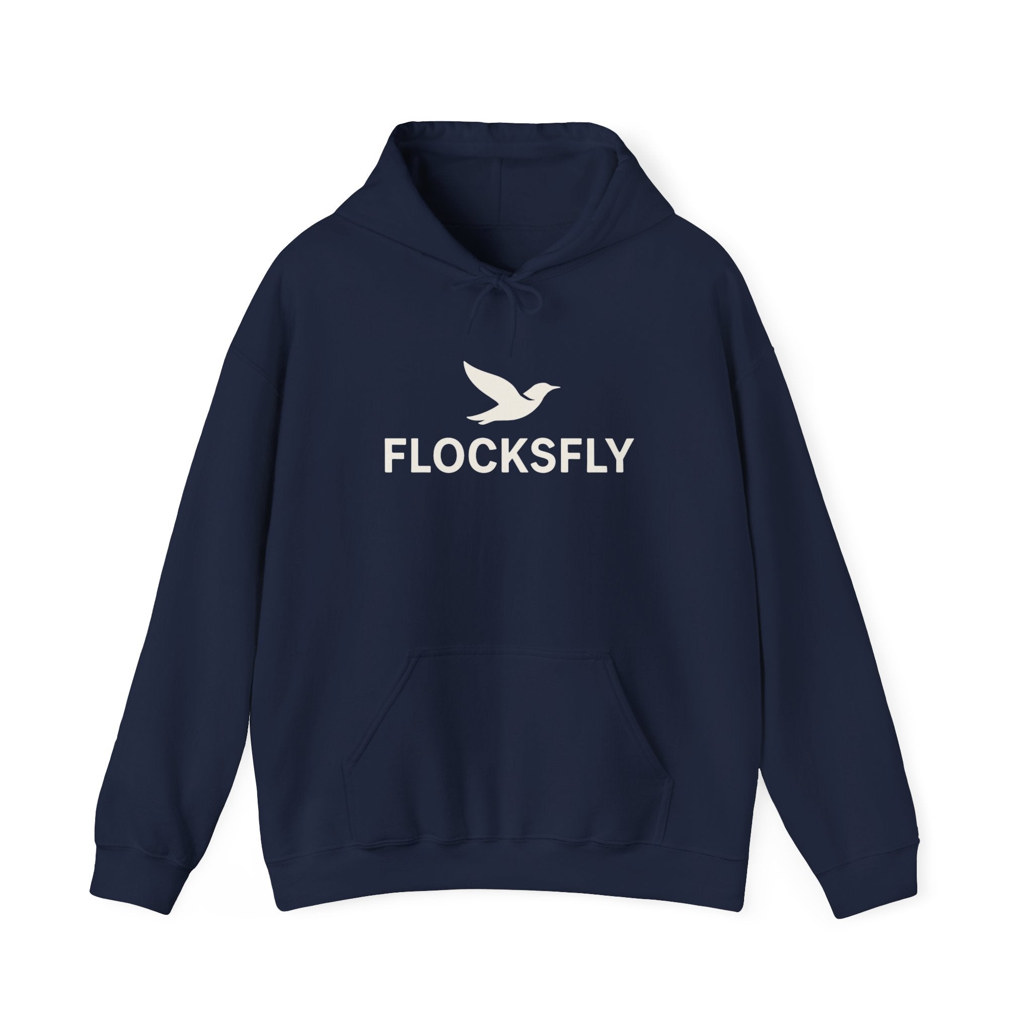 Flocksfly Hoodie – Minimal Bird Logo Pullover