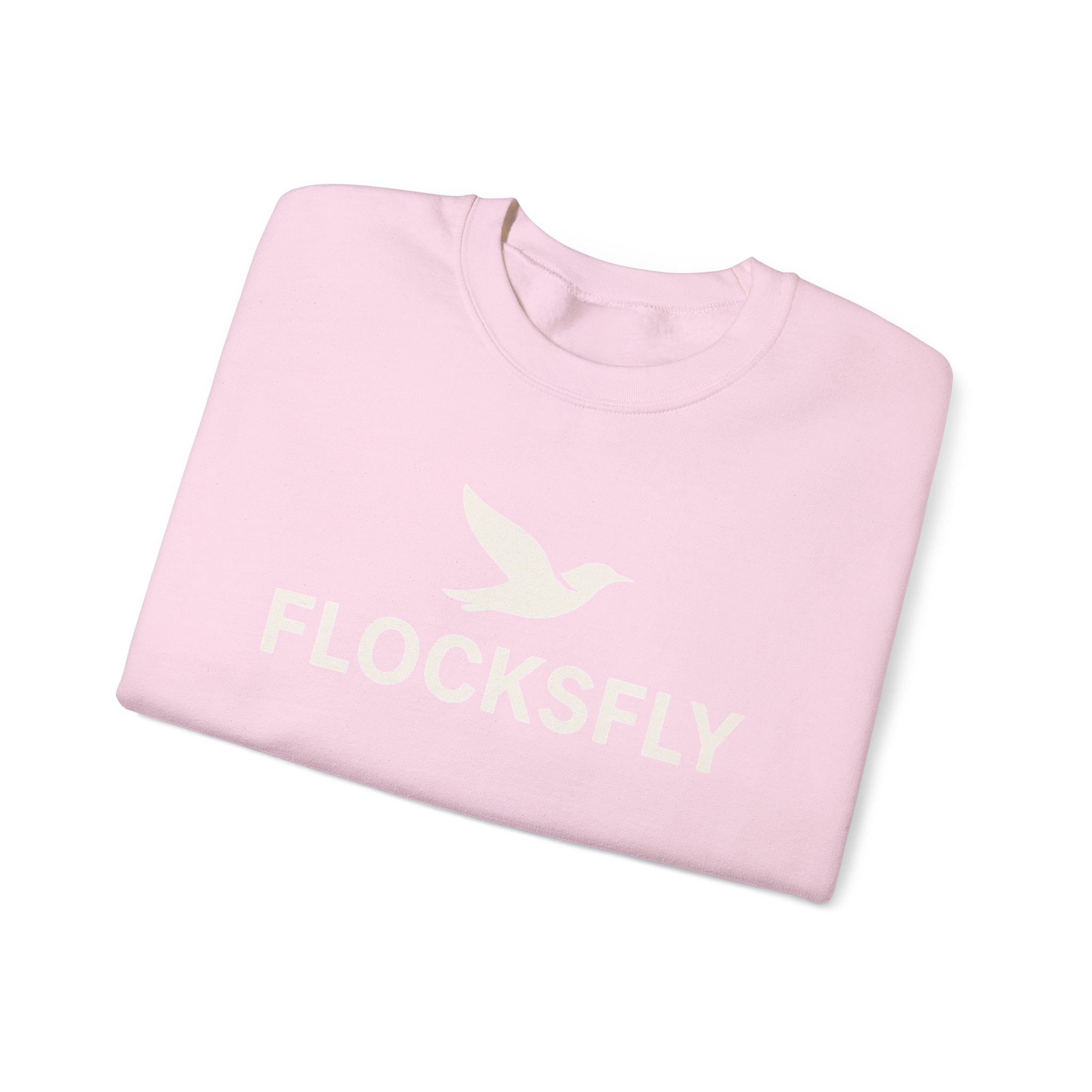 Flocksfly Logo Crewneck Sweatshirt — Bird Graphic Pullover